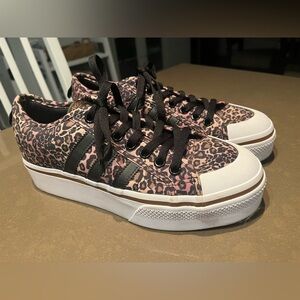Adidas Nizza Platform Leopard Women’s Size 10 Like New Excellent Condition